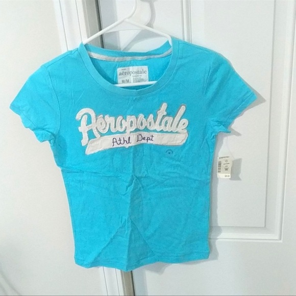 Aeropostale Tops - Women’s baby blue Aeropostale short sleeve shirt